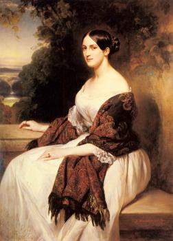 弗朗玆 夏維爾 溫特哈特 Portrait Of Madame Ackerman